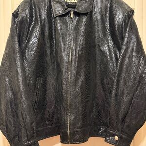 Vintage 100% Leather Excelled Black Jacket